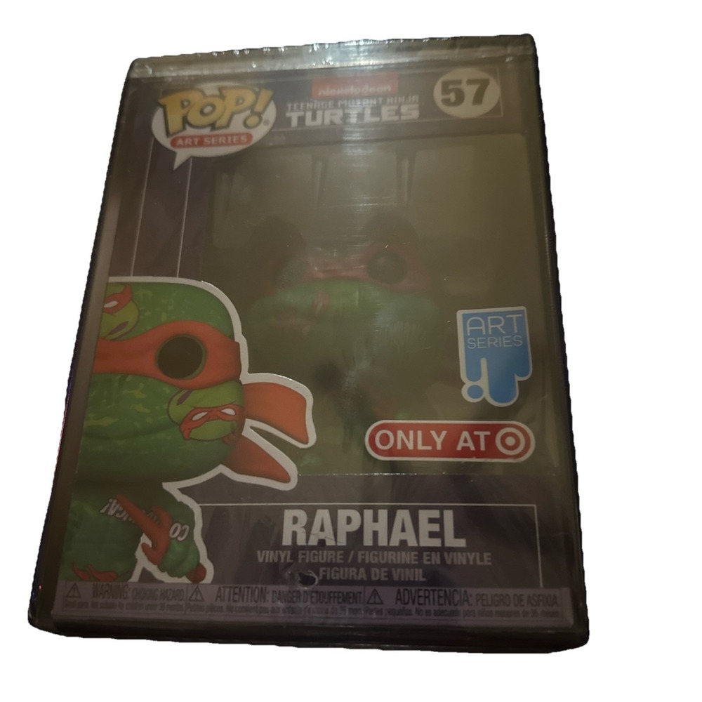 Funko Pop Raphael Art Series TMNT Vinyl Figure 57 Target Exclusive Hard Case
